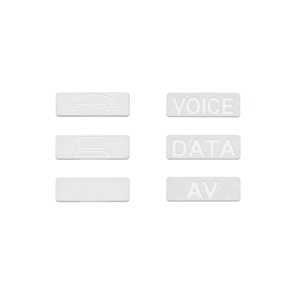 Leviton CRIMPING MATERIALS ICONS ATLAS-X1 JK WH ICONS-ICW